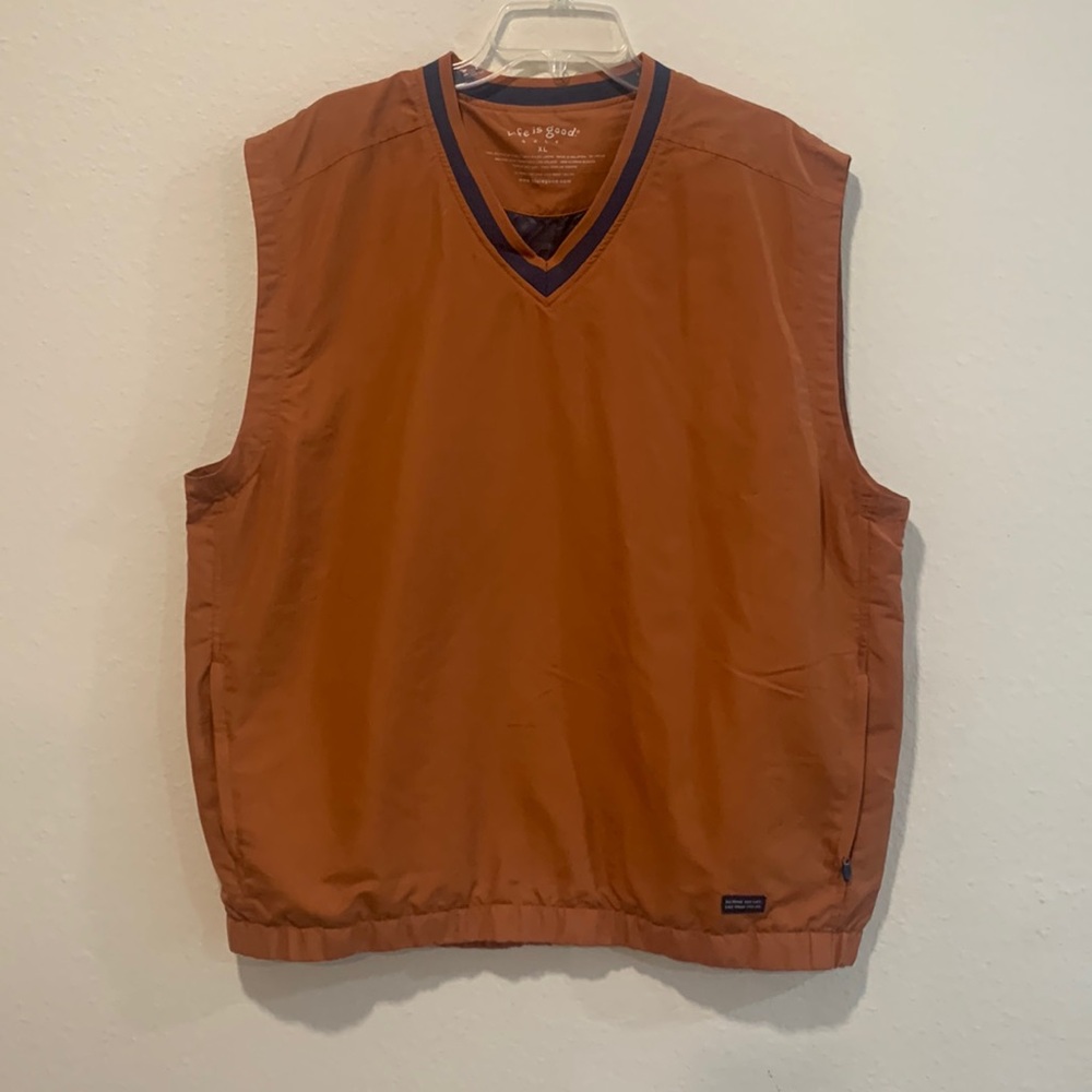 Men’s Life is Good Golf Vest -‎ XL